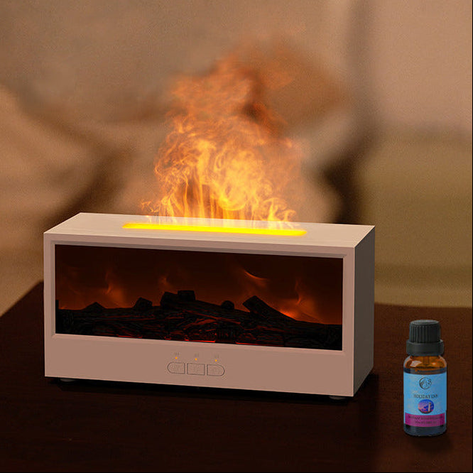 Diffuseur d’Huiles Essentielles à Effet Flamme – Ambiance Relaxante