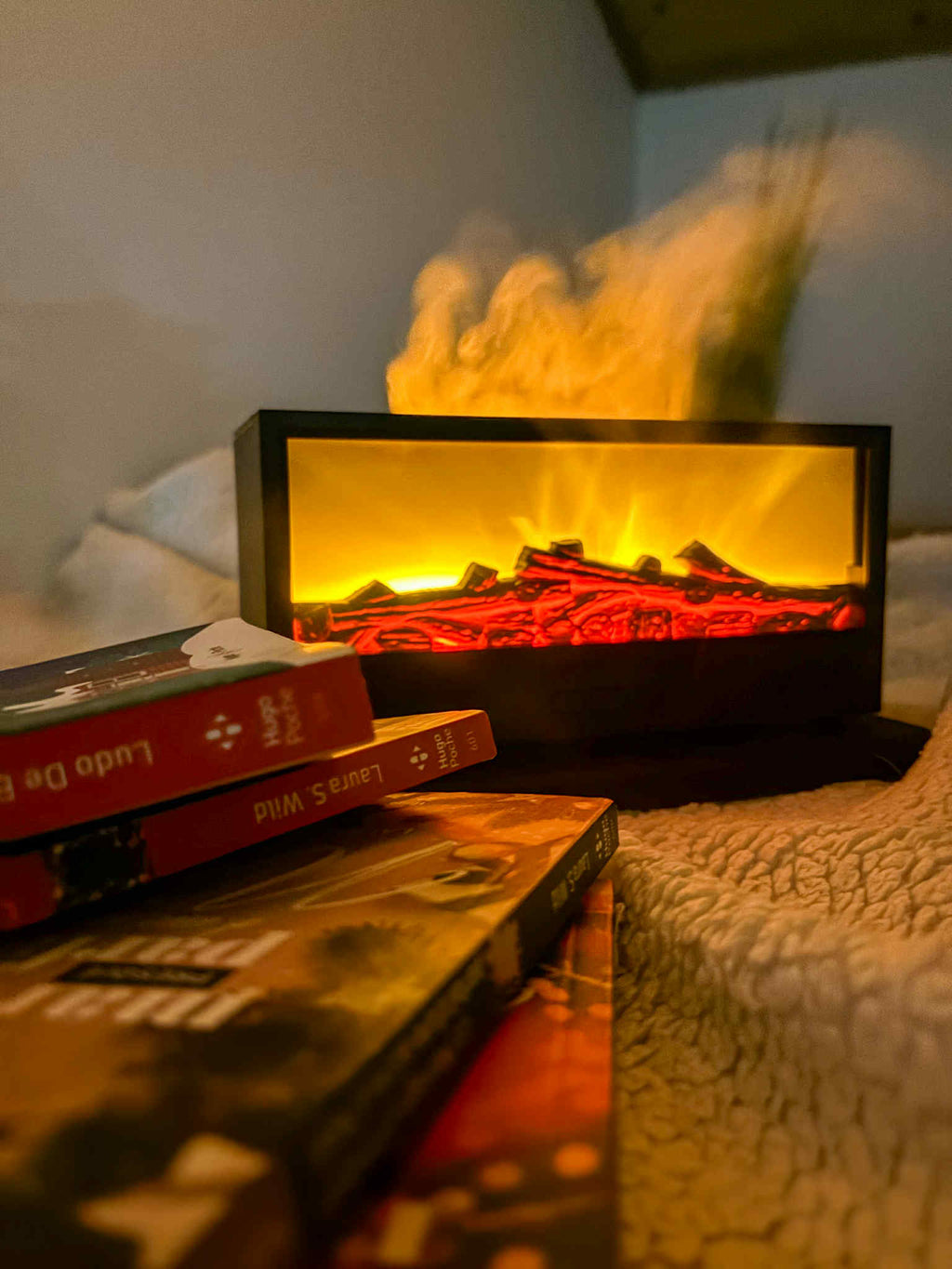 Diffuseur d’Huiles Essentielles à Effet Flamme – Ambiance Relaxante