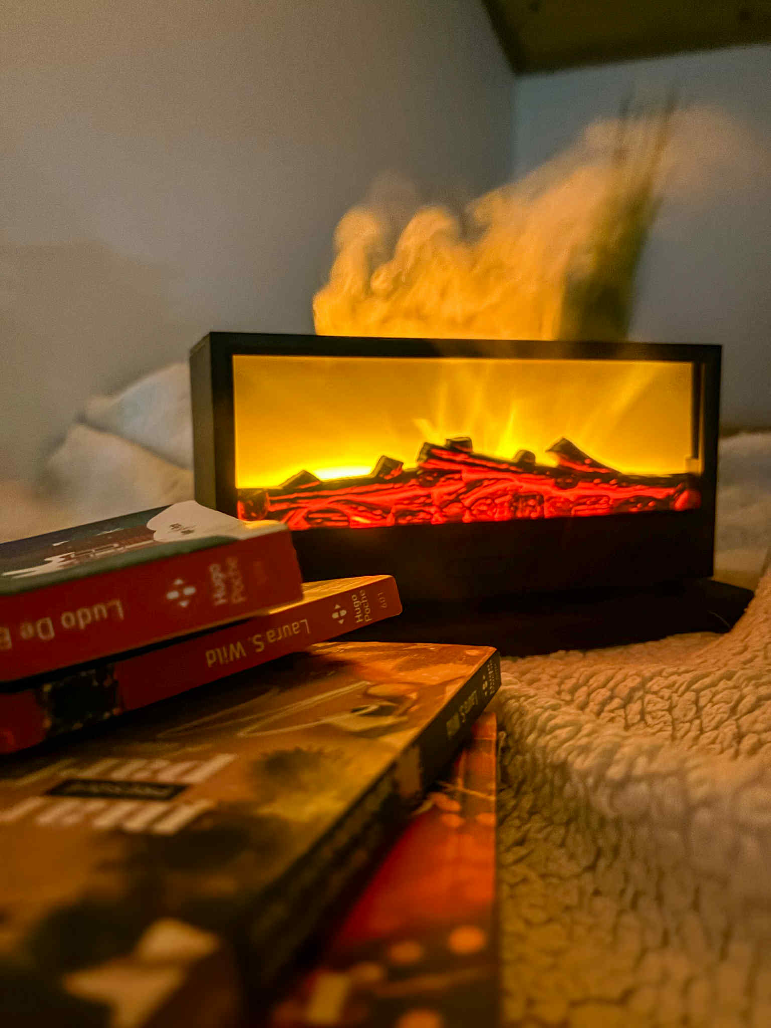 Diffuseur d’Huiles Essentielles à Effet Flamme – Ambiance Relaxante