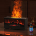 Diffuseur d’Huiles Essentielles à Effet Flamme – Ambiance Relaxante