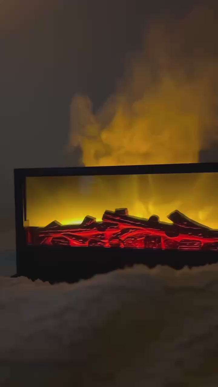 Diffuseur d’Huiles Essentielles à Effet Flamme – Ambiance Relaxante